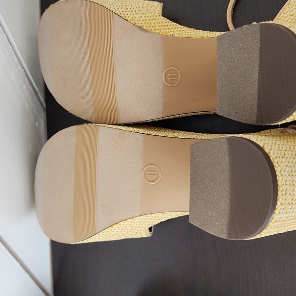 NEW Wild Pair Vidaa Ankle-Strap Patchwork Pl Natural Raffia 11 - Picture 8 of 9